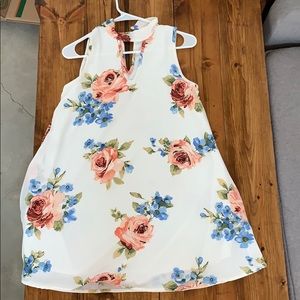 Spring floral dress